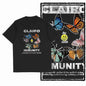 COOLMIND X0111 Butterfly Bliss Graphic Cotton Tee