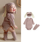 Kids Tales Bunny Belle Cotton-Blend 3-Piece Baby Outfit Set