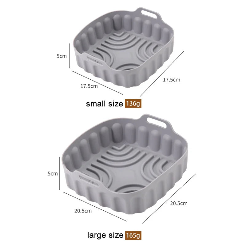 Silicone Round Air Fryer Liner Set