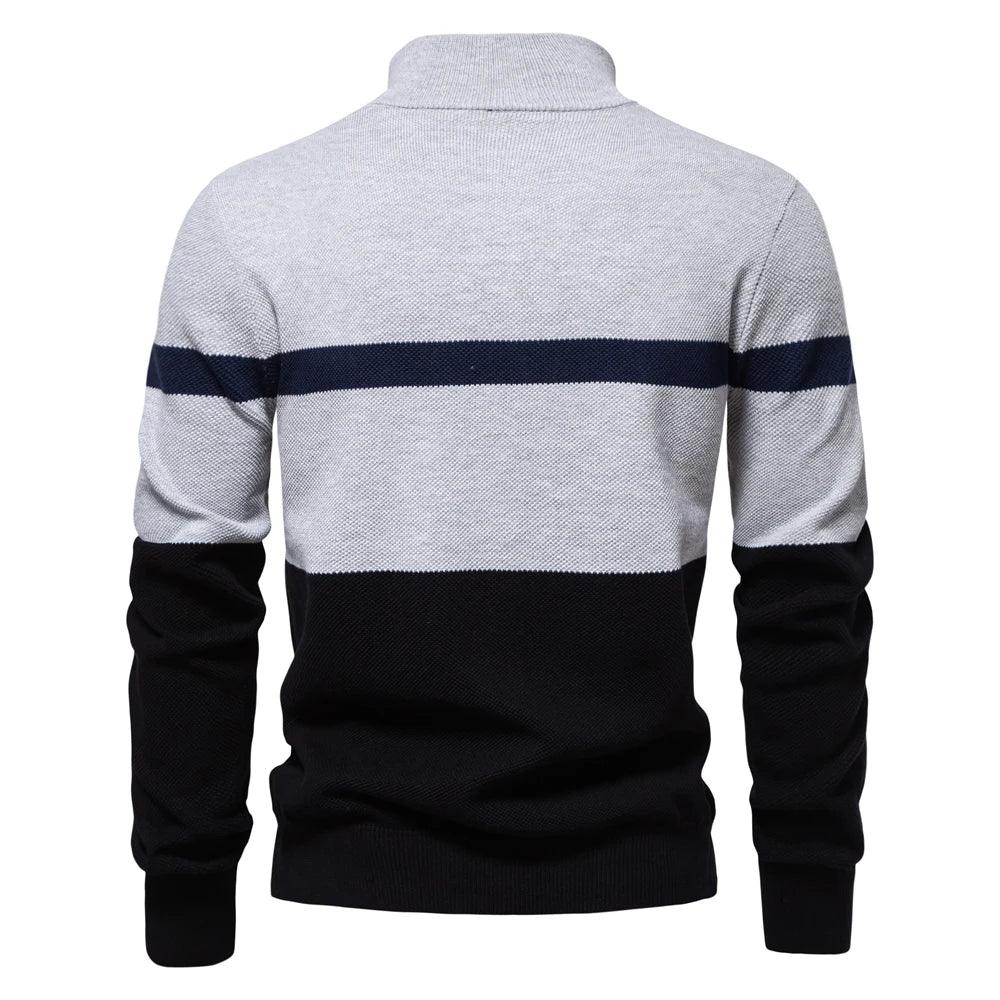 AIOPESON Striped Polo Sweaters - ShopHub
