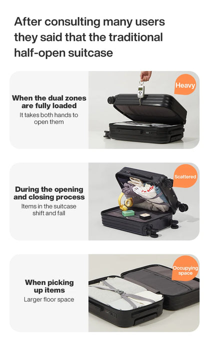 Mixi Premium Polycarbonate Rolling Suitcase
