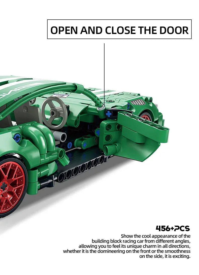 TOYLINX 456PCS Technical Super Racing Car Building Blocks - ShopHub