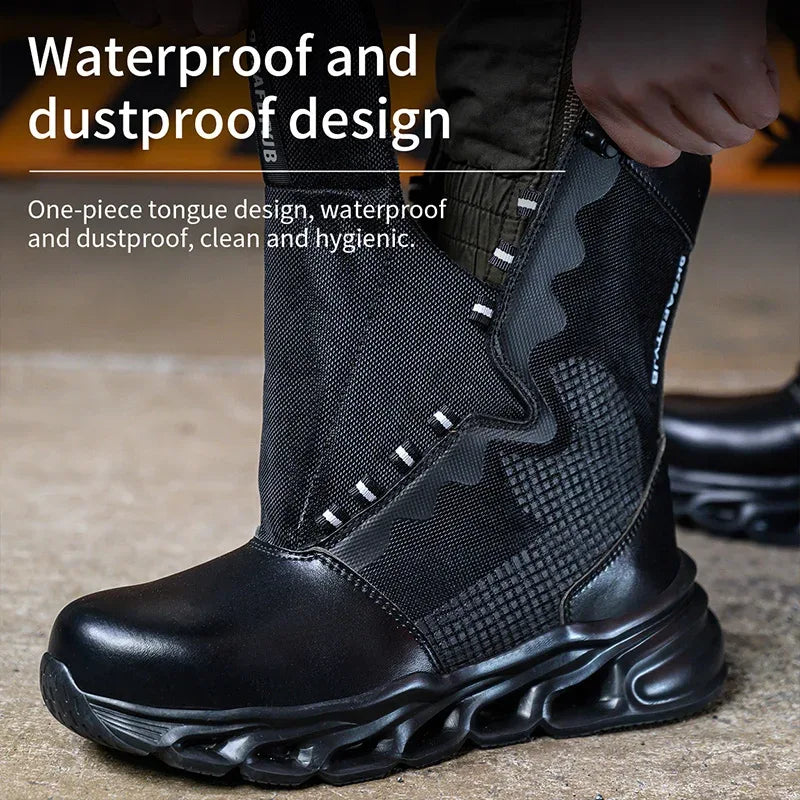 Kankeirr Indestructible Men's Steel Toe Work Boots - ShopHub