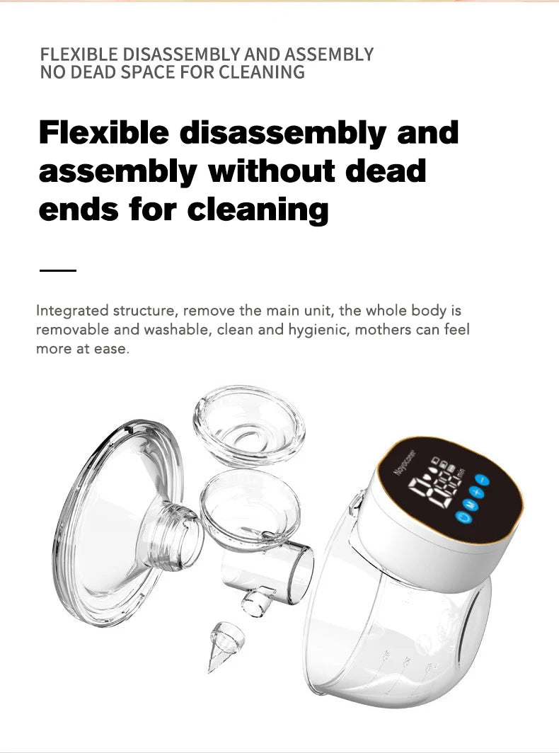 MAMIJOY Portable Double-sided Wearable Smart Breast Pump