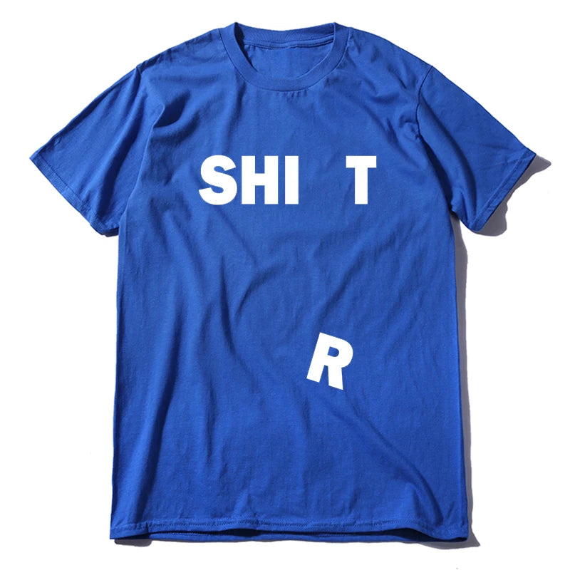 COOLMIND FU0123A Funny Graphic Cotton Tee