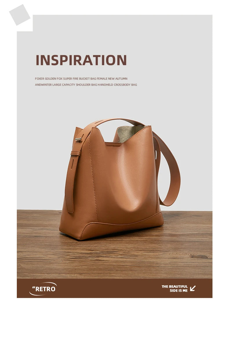 FOXER Ladies Hobo Bucket Bag