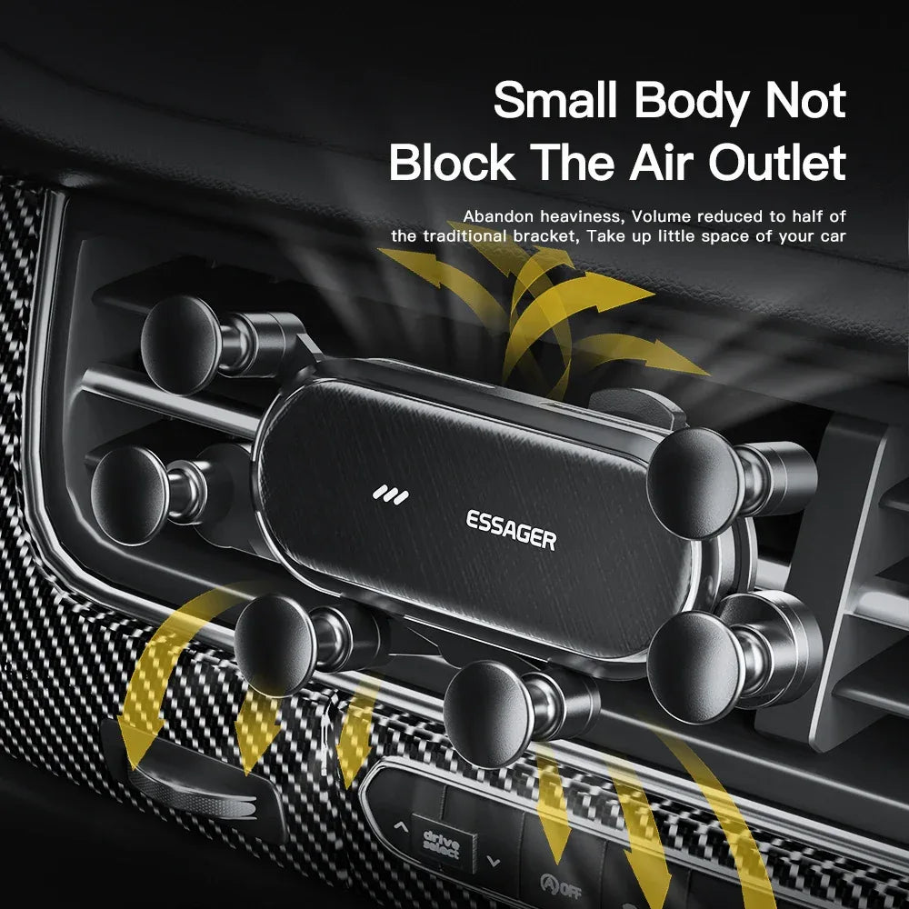Essager Six Points Gravity Car Phone Holder - ShopHub
