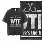 YB FISHING THEME Printed Cotton Acid Washed Exclusive Graphic Unisex T Shirt Cool Streetwear Men Tshirts Big Size Tee for Men