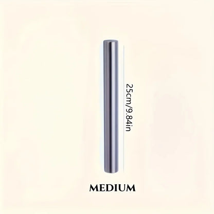 Stainless Steel Rolling Pin for Baking - Lightweight Dough Roller for Cookies, Pie, Dumpling, Pizza - Available in 3 Sizes