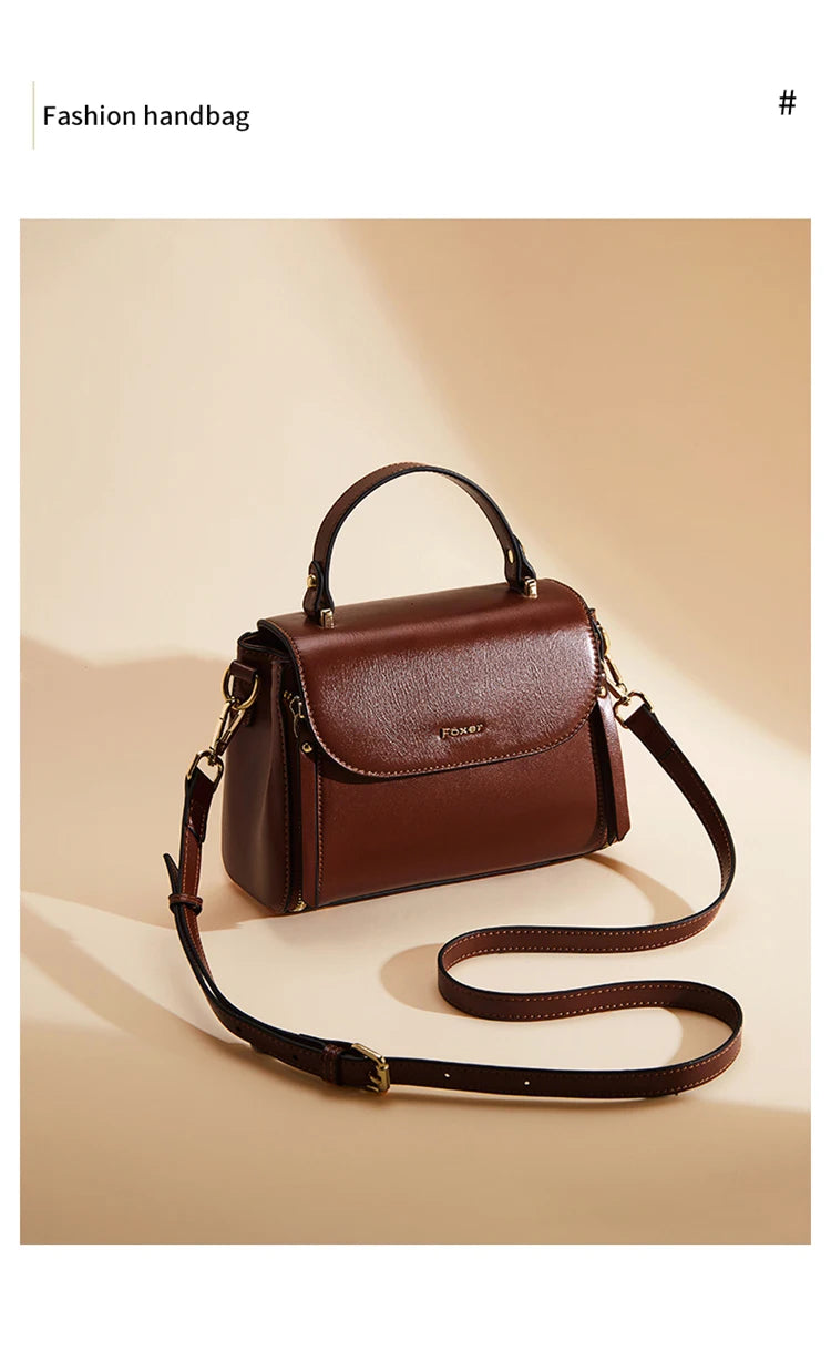 FOXER Brand Retro Women's Handbag
