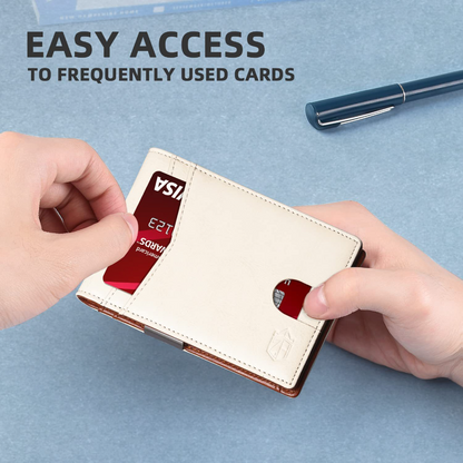 Rfid Microfier Leather Men's Luxury Wallets