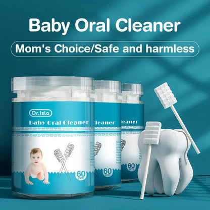 MAMIJOY 60pcs Baby Oral Cleaning Sticks