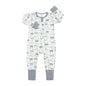 Kids Tales Storytime Cotton-Blend Double-Zip Baby Romper
