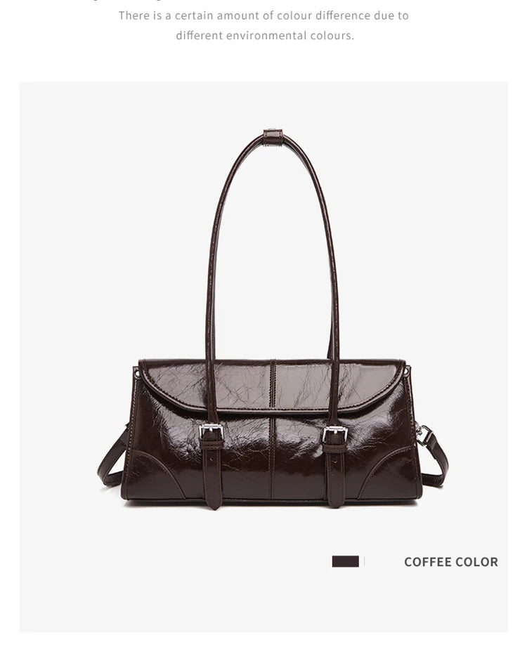FOXER Women's Genuine Leather Shoulder Bag