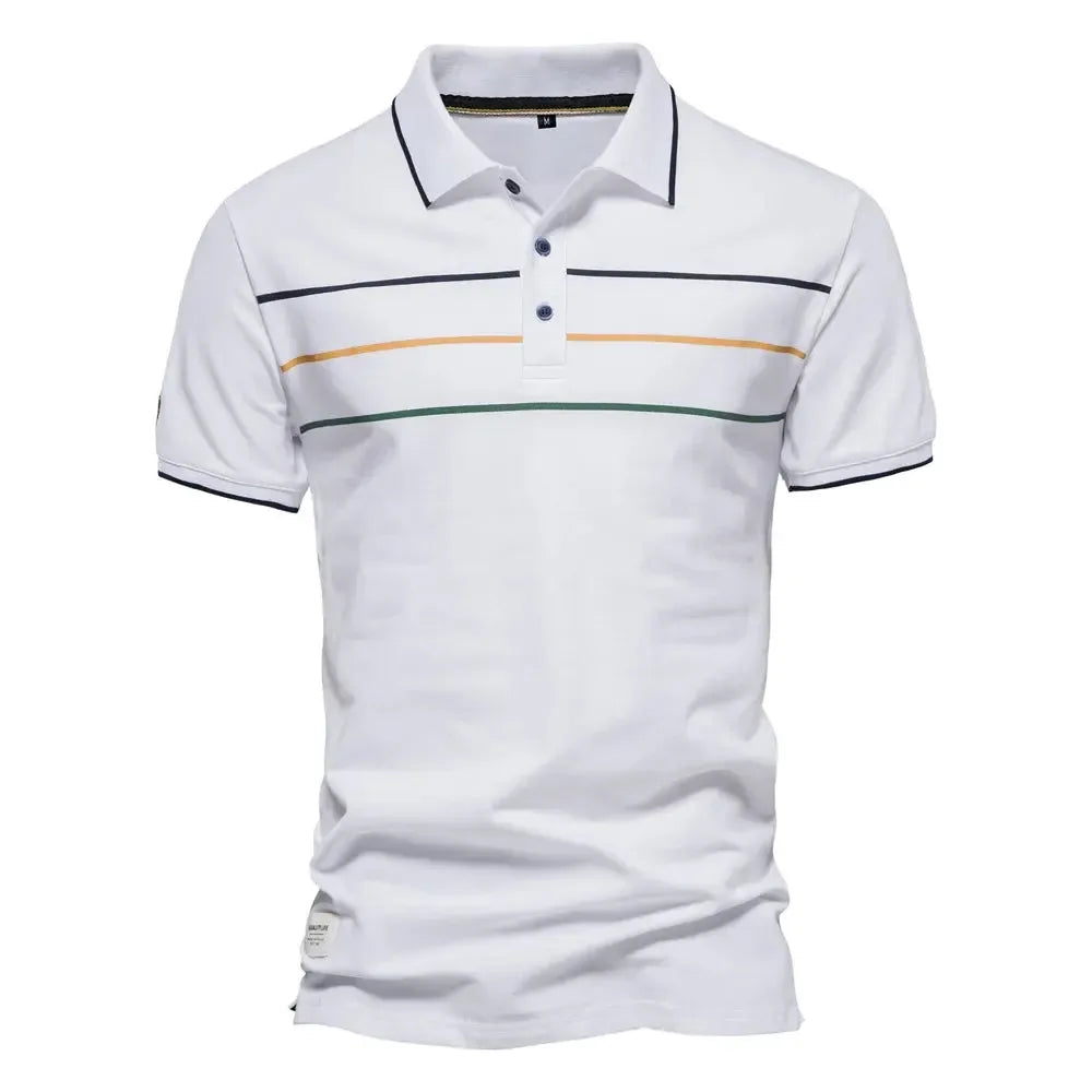 AIOPESON Men's Cotton Polo Shirts - ShopHub