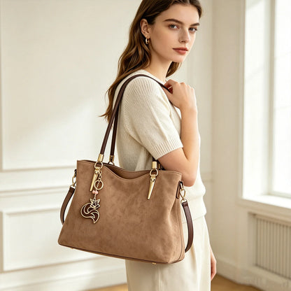 FOXER Vintage Suede Women's Handbag