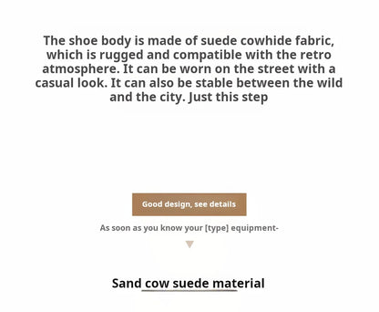 Maden Men's Cow Suede High-Top Boots