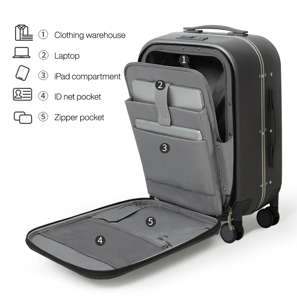 Mixi 18'' 20''Carry On Suitcase