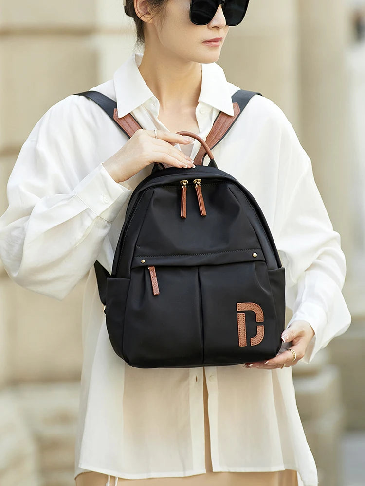 ZOOLER Oxford & Leather Backpack