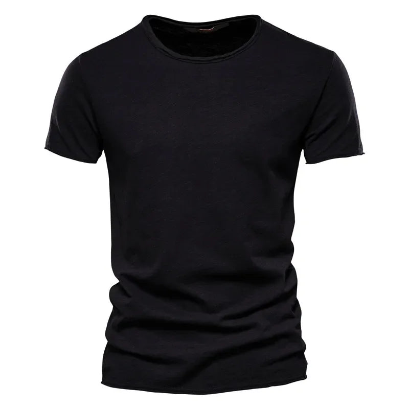 AIOPESON 100% Cotton Men's V-Neck T-Shirts - ShopHub