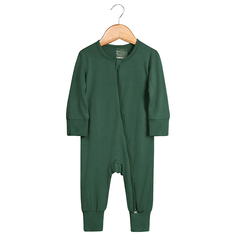 Kids Tales Little Haven Bamboo-Blend Zip Baby Romper