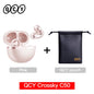 QCY CT06 Open Ear Wireless Earbuds with 4-Mic Calls and Bass Boost - Bluetooth 6.0 Clip-On Sports Headphones with 35 Hours Playtime - ShopHub