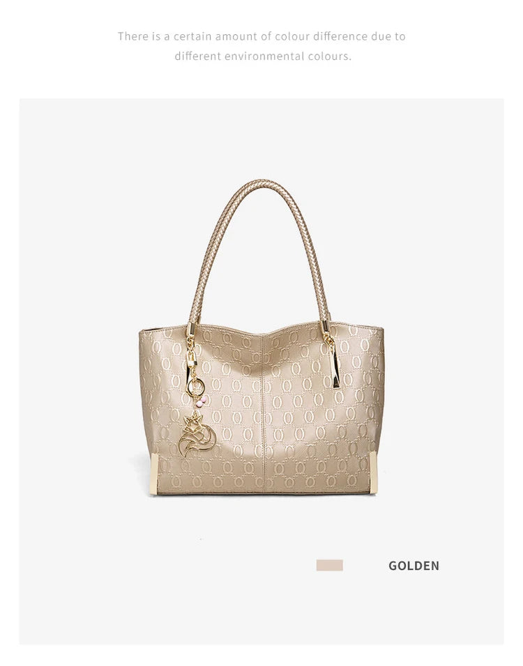 FOXER Elegant Split Leather Handbag