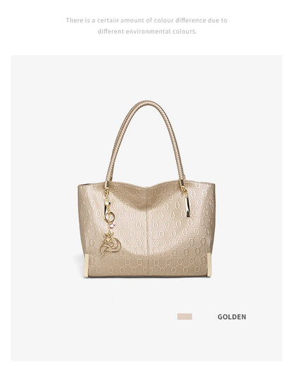 FOXER Elegant Split Leather Handbag