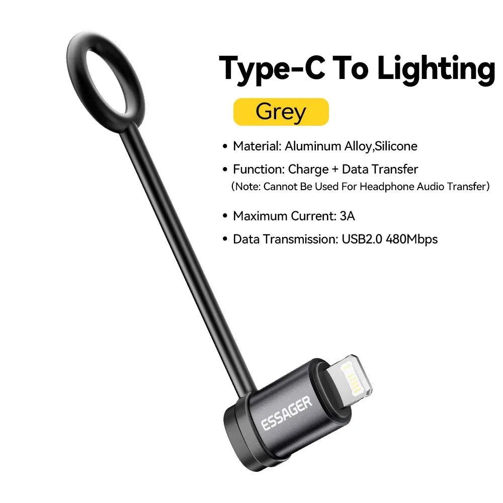 Essager Lighting to Type C Adapter - ShopHub