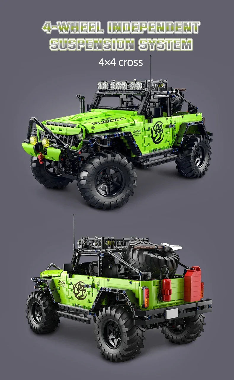 TOYLINX 1:8 Scale Heavy-Duty Off-Road Vehicle Building Blocks - ShopHub
