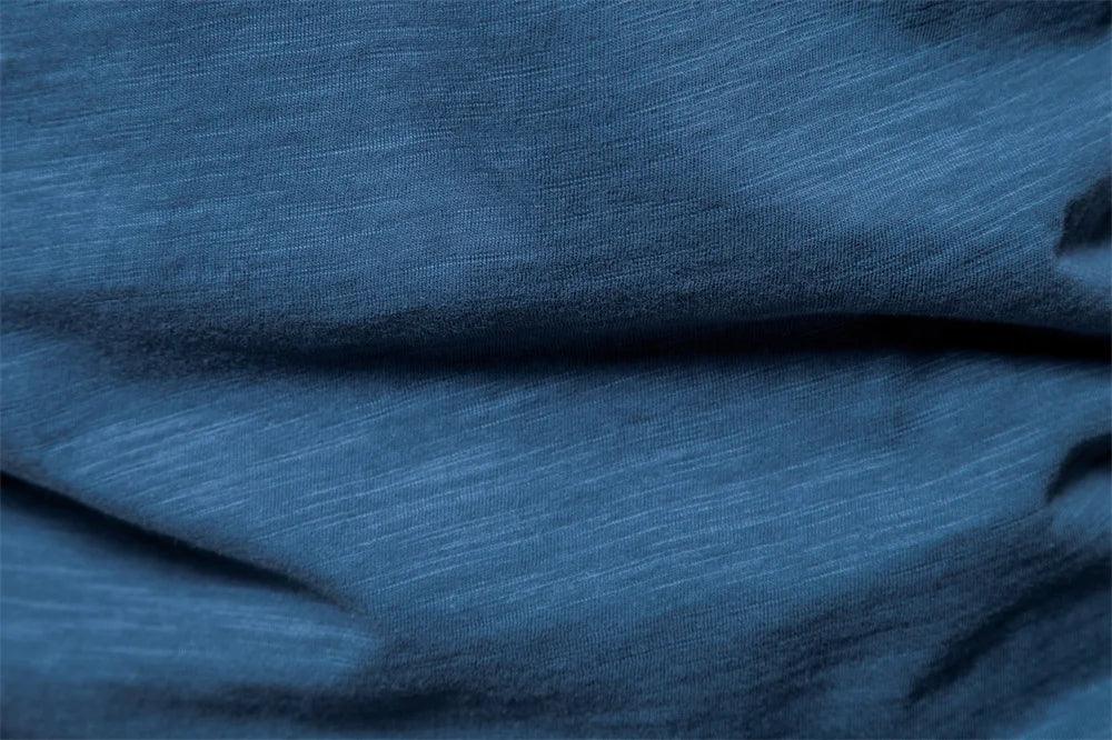 AIOPESON 100% Cotton Men's V-Neck T-Shirts - ShopHub