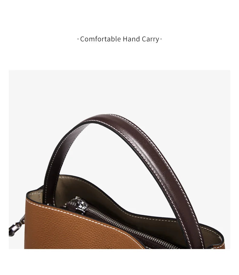 FOXER New Lady's Handbag Fashion 2026 Spring Summer Genuine Leather Casual Women Tote Bag Large Capacity Crossbody Shoulder Bag