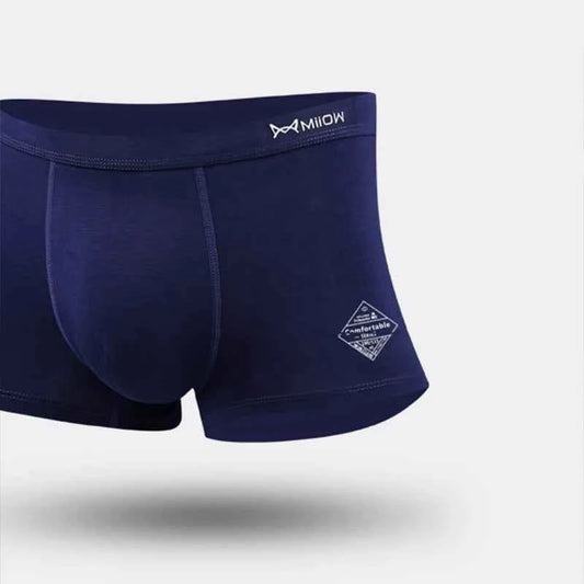 MiiOW 3Pcs Men's Cotton Boxer Briefs