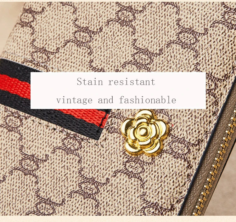 FOXER PVC Long Clutch Wallet