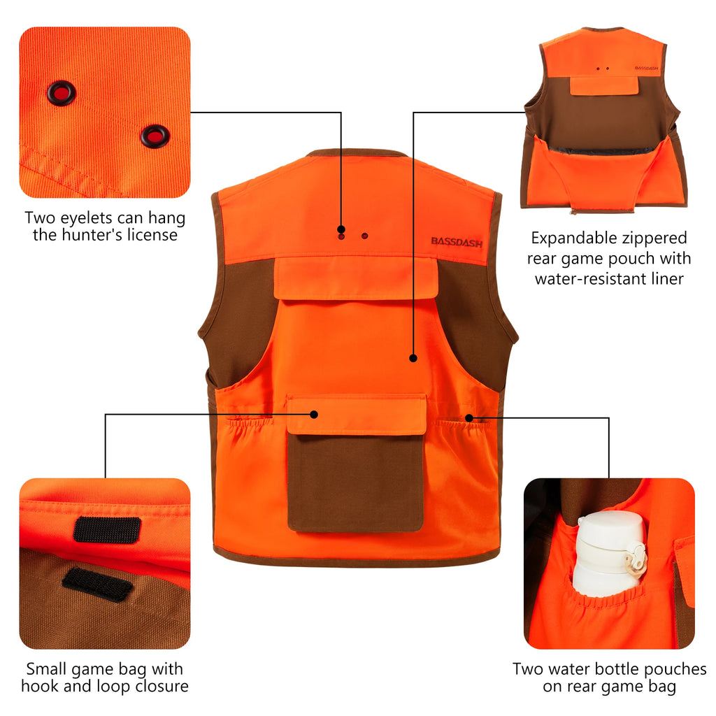 BASSDASH Unisex Hunting & Fishing Vest ShopHub