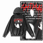 COOLMIND G20 Acid-Washed Black Graphic Hoodie