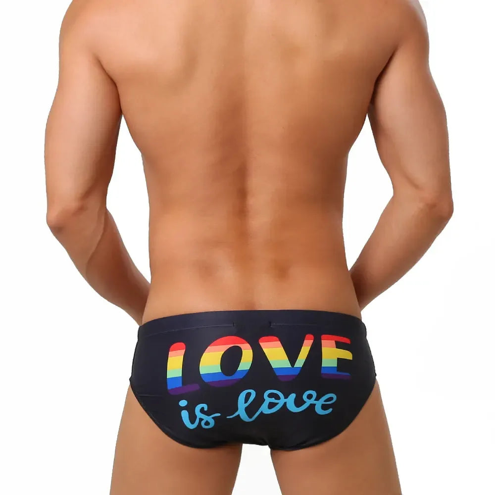 UXH LGBT Men's Swim Briefs - ShopHub