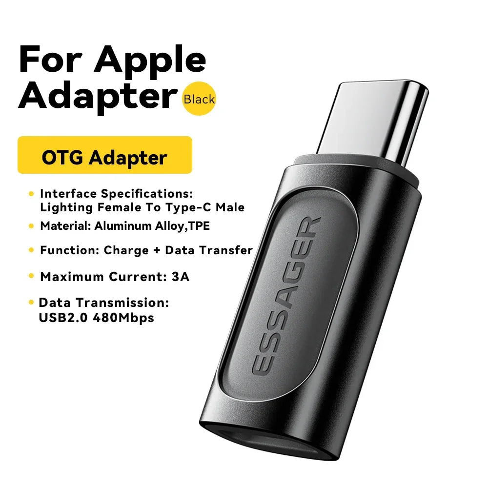 Essager Type C to Lightning OTG Adapter - ShopHub