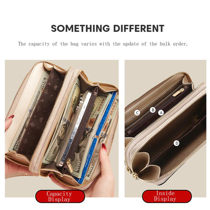 FOXER Split Leather Women's Long Wallet
