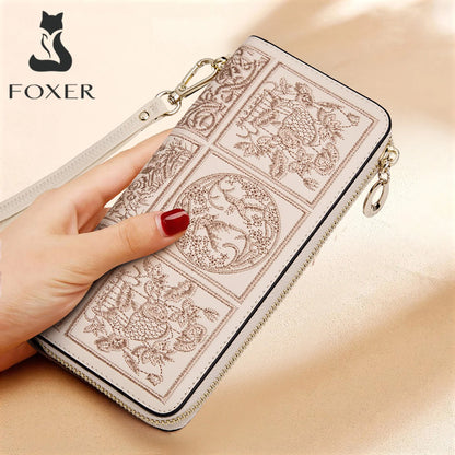 FOXER Women's Long Wallet