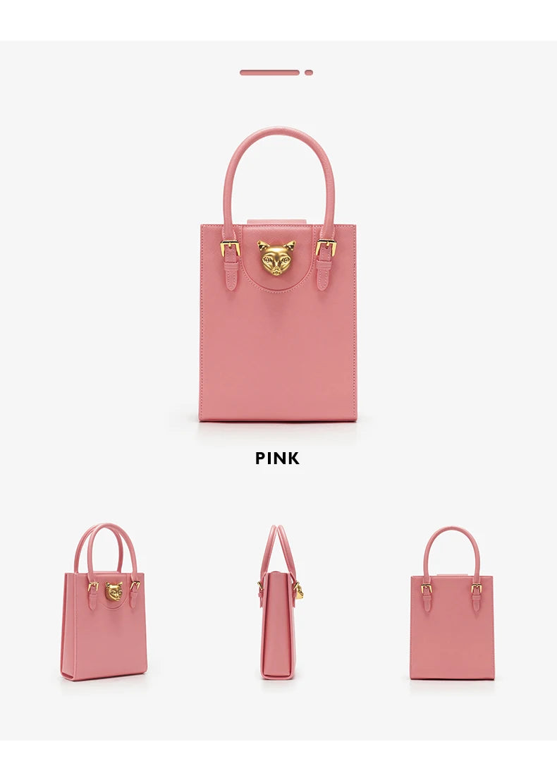 BAFELLI 2026 NEW WOMEN'S HANDBAG CAT LUXURY BRAND DESIGNER ORIGINAL STYLE TRENDING SHOULDER CASUAL BAGS MINI TOTE CROSSBODY