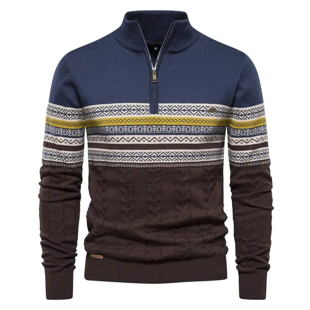 AIOPESON Men's High-quality Zipper Sweaters - ShopHub
