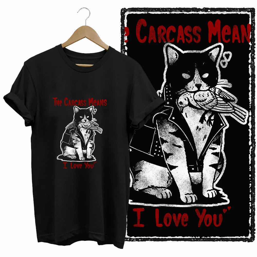 COOLMIND Black Cat Graphic T-Shirt | Women's 50-Design