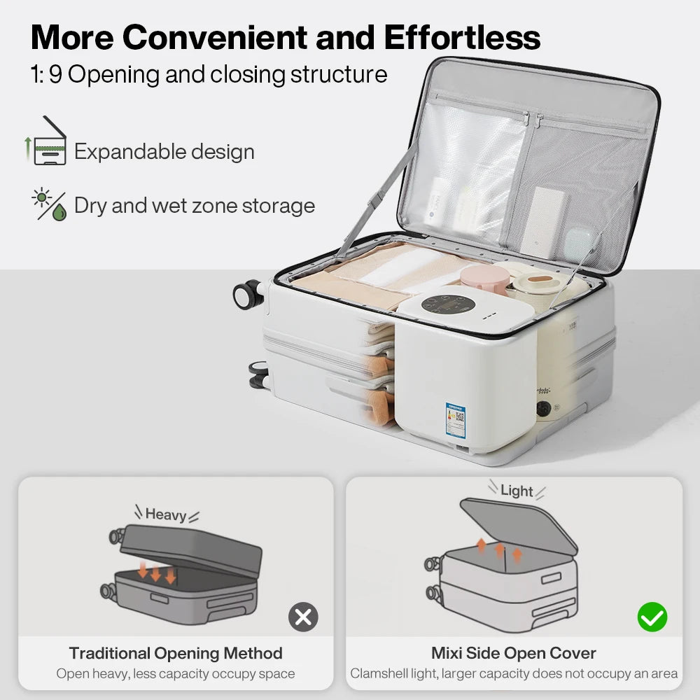 Mixi Expandable Carry On Luggage