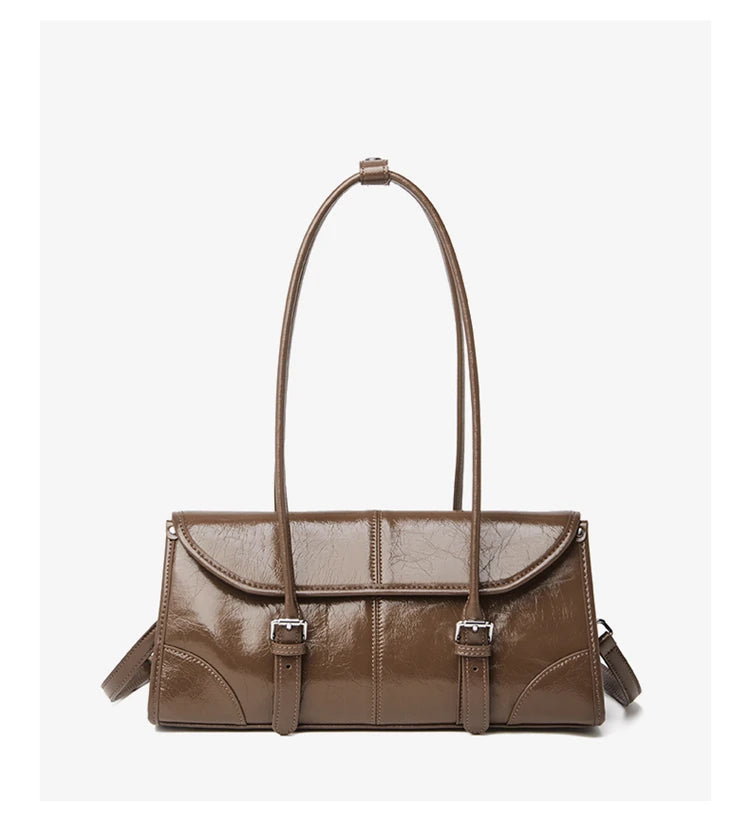FOXER Women's Genuine Leather Shoulder Bag