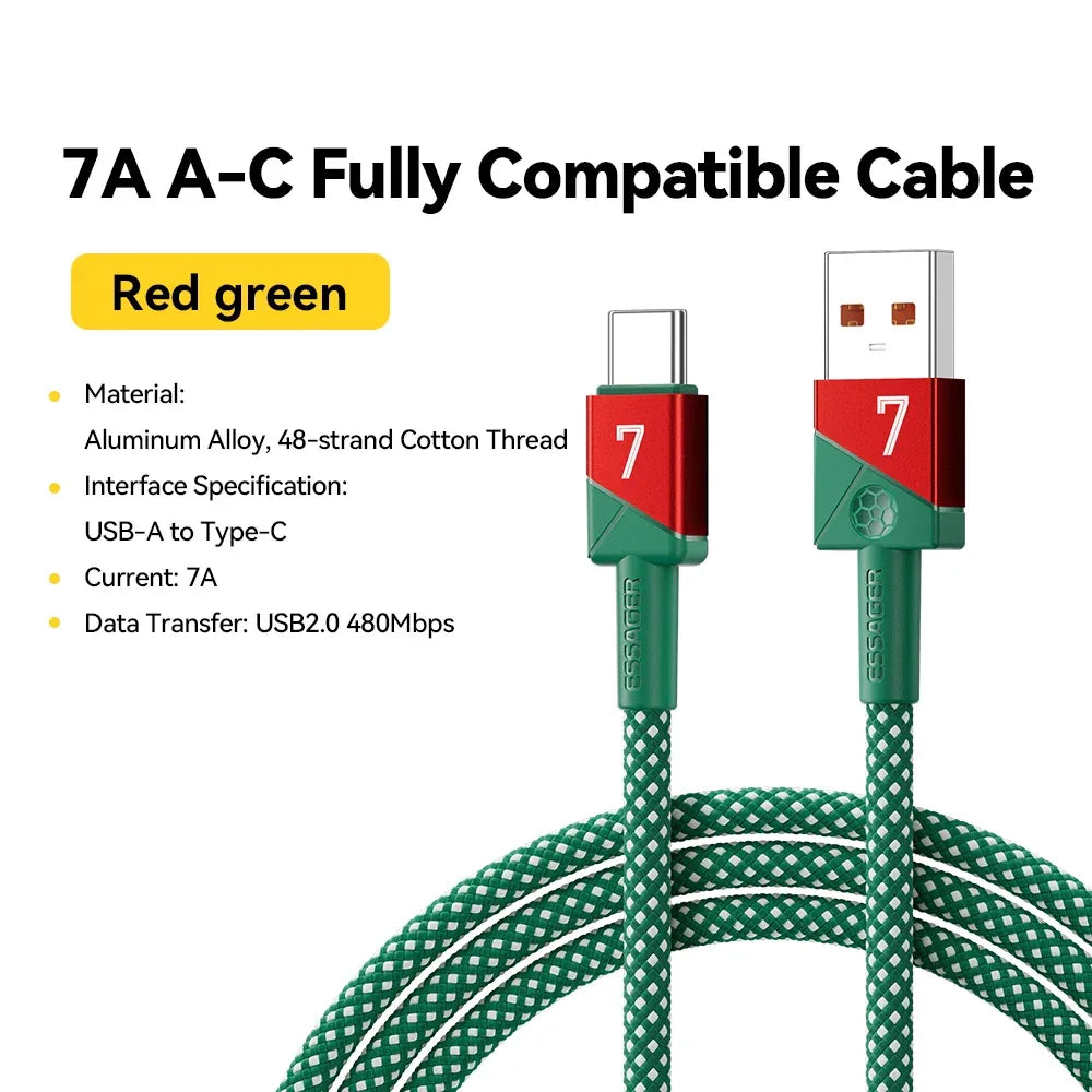 Essager 100W 7A USB Type C Cable - ShopHub