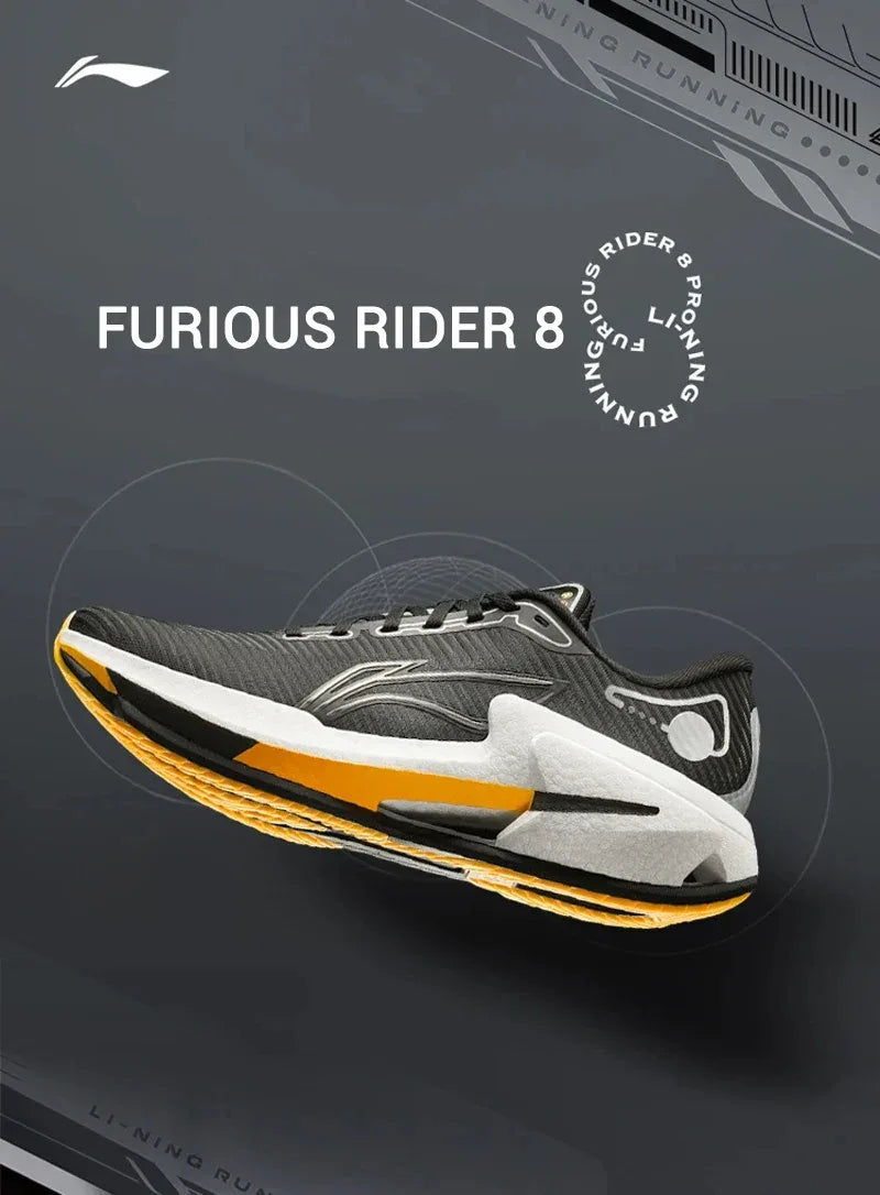 Li-Ning Men's FURIOUS RIDER 8 Stability Running Shoes - ShopHub