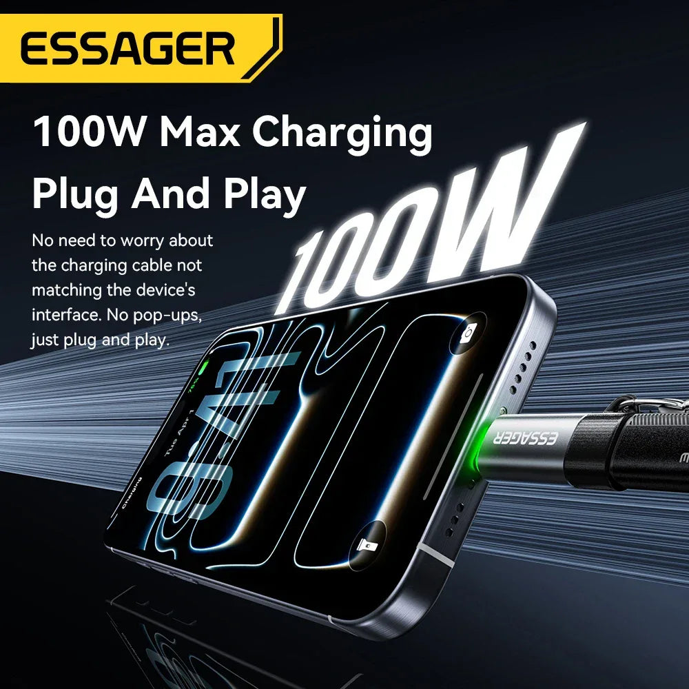 Essager 100W 5A Smart Power-off OTG Adapter - ShopHub