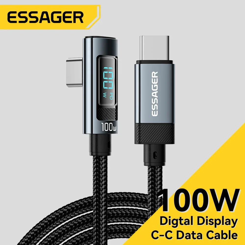 Essager PD100W USB Type C to USB C Cable - ShopHub