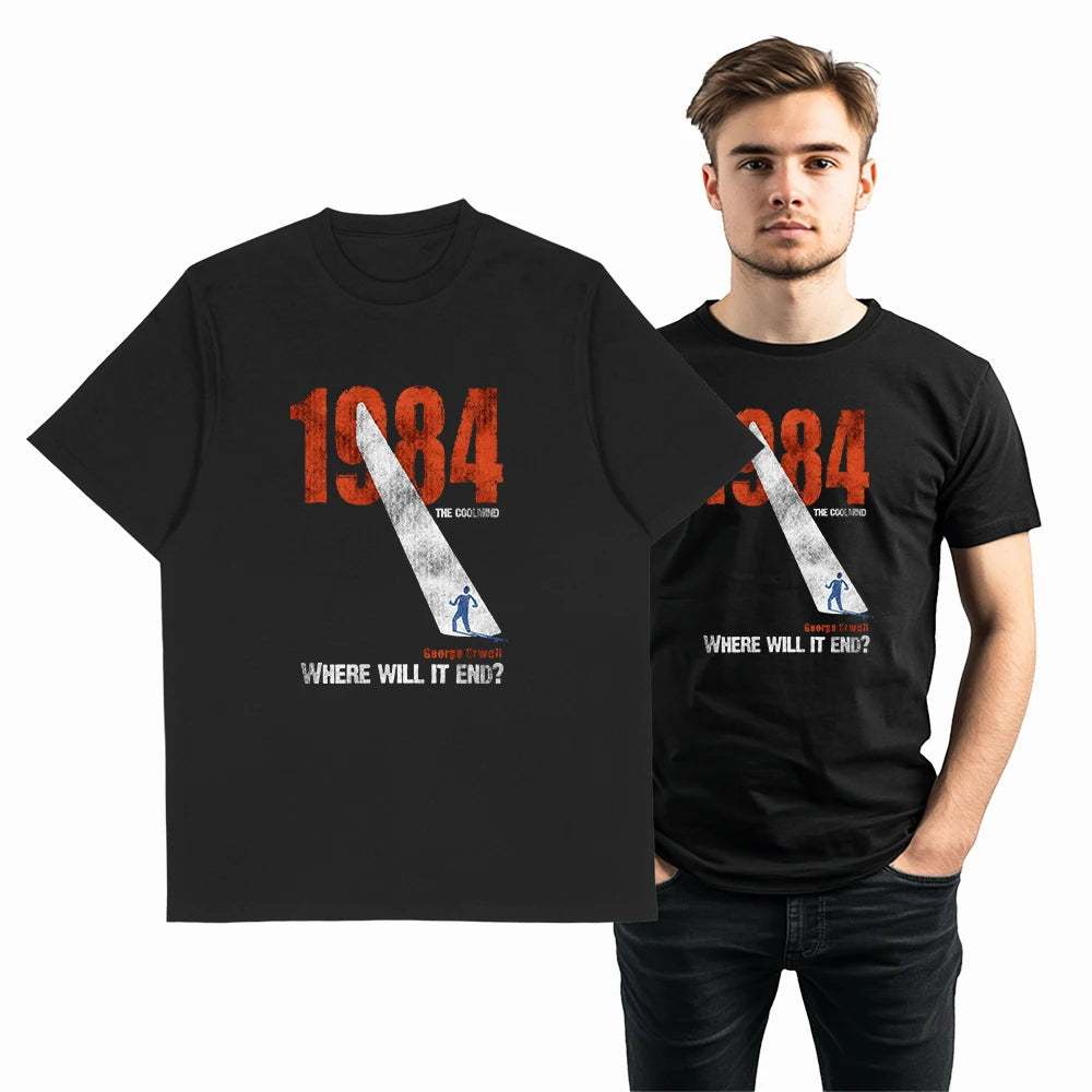 COOLMIND X0001 1984 Graphic Cotton Tee